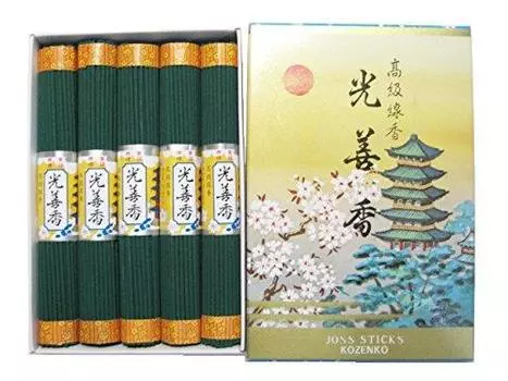 Благовония Awaji Umekundo, средние палочки, 5 шт., Козенка, держатель, #402