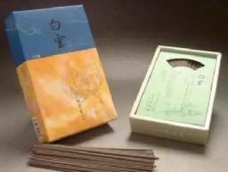 Благовония Киото Shoyeido Incense Благовония White Cloud Rose в упаковке 135 мм прибл.. #122905 коричневый