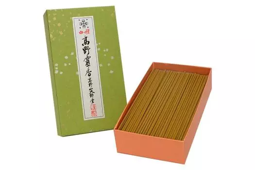 Благовония Koyasan Daishido из лучшего сандалового дерева Takano, 5-дюймовые палочки в большой коробке, Reika,