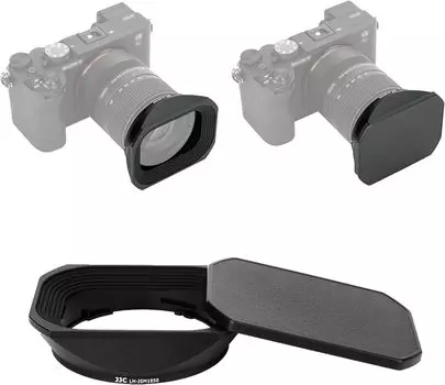Бленда объектива JJC SIGMA DC DN от SIGMA, совместимая бленда объектива для Sony L Mount DC DN, совместимая бленда объектива Sigma DC DN, крышка объектива 18-50 мм F2.8