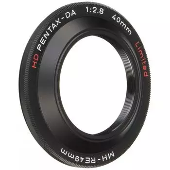 Бленда объектива PENTAX MH-RE49 черная (для HD PENTAX-DA40mm Limited) 38712