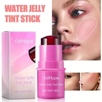 Блеск для губ Fruit Frozen Berry Blush Lip Gloss Stick Легко окрашивается Долгосрочный увлажняющий блеск для губ без макияжа, придающий объем
