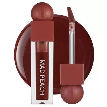 Блеск для губ Mad Peach Glow Fit Mood, оттенок 01 Water Ink Rose, 3,8 мл, 1 шт.