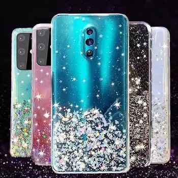 Блестящий чехол со звездами для Xiaomi Redmi Note 9S 8 Pro 7 6 8T 8A 7A K30 K20, мягкий силиконовый чехол из ТПУ для Xiaomi Mi 10 Pro CC9 9T 9 8 Lite SE, чехлы Xiaomi Mi 8 чёрный