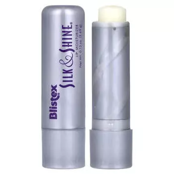 Blistex, Увлажняющий крем для губ, Шелк и блеск, 0,13 унции (3,69 г)