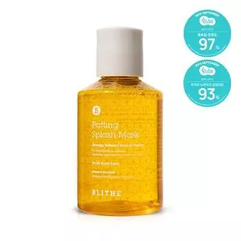 Blithe Patting Splash Mask Energy Желтый цитрус и мед (Маска для лица), Корейская популярная взрывная косметика