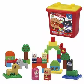 BlockLabo Block Lab Anpanman First Block Bucket L (Целевой возраст: 1,5 года и старше)
