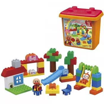BlockLabo Block Lab Anpanman Fun Anpanman Town Bucket (Целевой возраст: 3 года и старше)