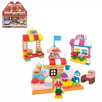 Blocklabo Block Lab Anpanman Lots of Lots of Anpanman и красочный блок Omiseya Winter 2024 Anpanman Christmas Рекомендуется для детей от 3 лет и старше