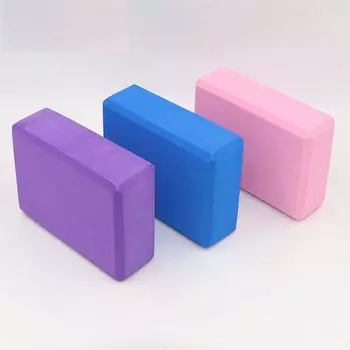 Блок для йоги EVA Gym Blocks Foam Brick Training Exercise High Density Fitness Assisted Fitness Set Tool Yoga Bolster Pilster