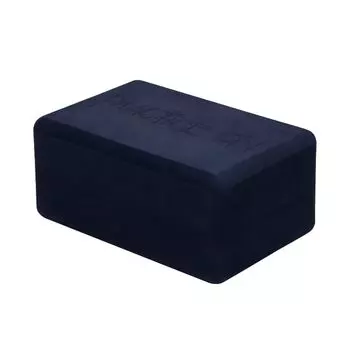 Блок для йоги Manduka, легкий блок из переработанной пены, помощь в позах, устойчивый реквизит для йоги высокой плотности, тренировки по пилатесу/полночь (синий) полночь