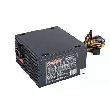 Блок питания Exegate Xp350 atx Sc, 12 см, вентилятор, 24 контакта, 4 контакта, 3xsata, 2xide, FDD, черный, кабель 220 В, с защитой от вытягивания