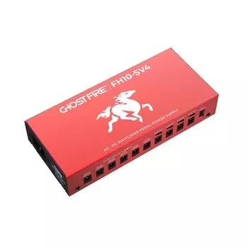 Блок питания GHOSTFIRE Effector, 10-канальный, полностью изолированный, с защитой от короткого замыкания, регулируемый по постоянному току, с портом USB, низкий уровень шума