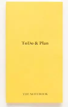 Блокнот для управления задачами A5 Slim ToDo List 128 страниц Расписание, контролируемое экспертами по управлению задачами (60 дней) Todo&Plan (желтый)