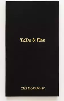 Блокнот для управления задачами A5 Slim ToDo List 128 страниц Расписание, контролируемое экспертами по управлению задачами (60 дней) Todo&Plan (черный)