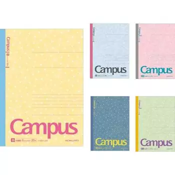 Блокнот Kokuyo Campus B5 с узором Denim Tip, 30 листов, 5 томов, полу-B5, № 3, Bn, L24x5
