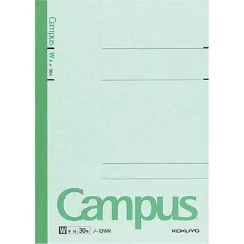 Блокнот Kokuyo Campus, обычный, полу-B5, 30 листов, № 13w