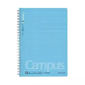 Блокнот KOKUYO Campus Twin Ring A5 в линейку B, 50 листов, Su-T135BTN