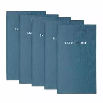 Блокнот KOKUYO Field Note Sketch 3 мм сетка серо-голубой набор из 5 шт. Se-Y7BX5SET