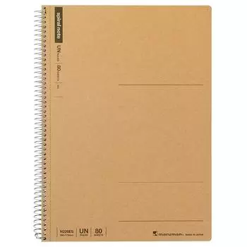 Блокнот Maruman Note Ring, простой, базовый, B5, 80 листов, набор из 5 книг, N226ES