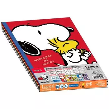 Блокнот Nakabayashi Logical Notebook Pack B5 Snoopy 64972, 5 томов, в линейку А