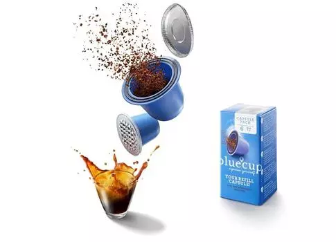 bluecup Blue Cup Coffee Capsule Pack 6 Pack Refill Capsule Coffee Capsule Pack 128648 синий