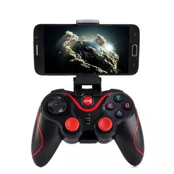 Bluetooth 3.0 Smart Phone Game Controller Беспроводной джойстик для Android iPhone планшетов ПК Without bracket чёрный