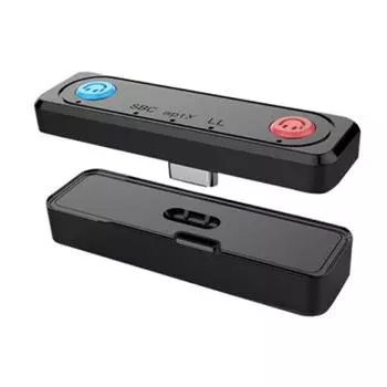 Bluetooth 5.0 Аудиопередатчик Адаптер USB-приемник для Switch Lite Аксессуары для игровой консоли чёрный