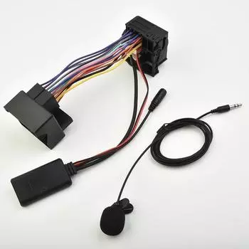 Bluetooth 5.0 AUX-in музыкальный адаптер MP3 жгут кабель микрофон для BMW E64 E60 E66 E80 E81 E82 E90 MA2266 высокое качество CHINA