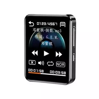 Bluetooth 5.0 Mp3-плеер с сенсорным экраном Walkman, портативный спортивный музыкальный плеер, Mp4-видеоплеер, FM-радио/электронная книга/диктофон Mp3 8GB