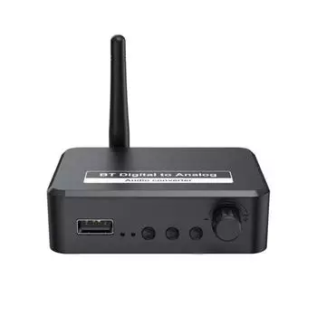 Bluetooth 5.1 приемник многофункциональный RCA 3.5 мм разъем поддерживает воспроизведение U-диска цифро-аналоговый