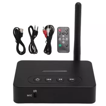 Bluetooth 5.1 звуковой приемник передатчик 2 в 1 с дистанционным HiFi звуковым адаптером с AUX RCA NFC для