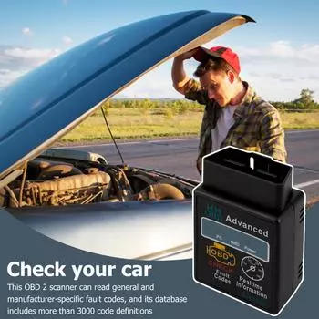 Bluetooth автомобильный диагностический сканер OBD сканер автомобильный диагностический инструмент считыватель кодов неисправностей двигателя с CD-драйвером (Только Android-устройства)