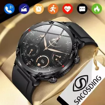 Bluetooth Call Smartwatch Custom Dial Clock Sports Fitness Водонепроницаемые часы для мужчин Smart Watch Smartband для Ios Android