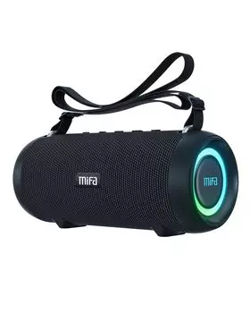 Bluetooth-динамик MIFA A90, водонепроницаемый, IPX7, громкий звук 60 Вт, беспроводная стереосистема, светодиодная подсветка RGB, 30 часов непрерывного воспроизведения, карта памяти Micro SD
