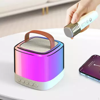 Bluetooth-динамики со стереозвуком, небольшие портативные динамики для вечеринок, путешествий и дома with 1 microphone