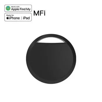 Bluetooth GPS-трекер работает с Apple Find My IOS Smart Tag для домашних животных Багаж MFi Locator Напоминание о потере Звуковой сигнал Поиск ключей белый