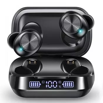 Bluetooth Hi Fi Bluetooth 5.3 Led AaCsbC Bluetooth EnC Type C Ipx7 Наушники Беспроводные Наушники