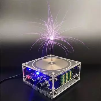 Bluetooth Музыка Катушка Тесла Дуга Плазма Громкоговоритель Беспроводная Передача Прикосновения Искусственная Молния Образовательный Эксперимент Игрушка