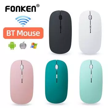 Bluetooth мышь FONKEN для iPad, Samsung, Huawei, Lenovo, Android, Windows, планшета, беспроводная мышь для компьютера, Macbook чёрный