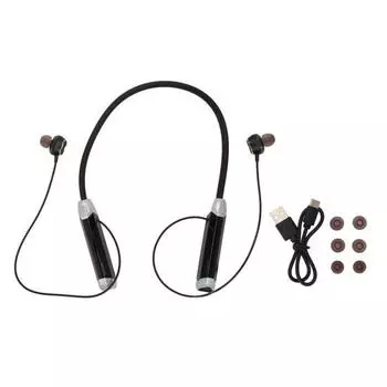 Bluetooth наушники с шейным ободом стерео водонепроницаемые перезаряжаемые беспроводные наушники для спорта бег