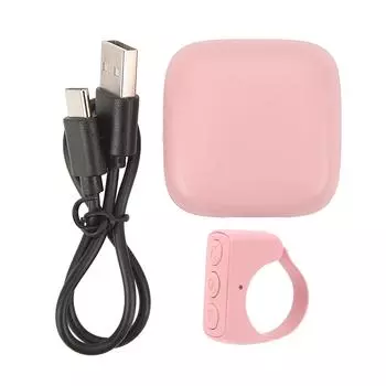 Bluetooth пульт дистанционного управления Page Turner APP Remote Scrolling Ring Clicker для сотового телефона Pink розовый