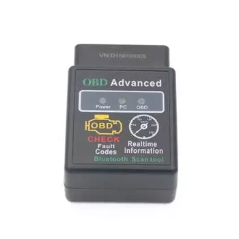 Bluetooth-совместимый автомобильный OBD2-сканер Elm327 V1.5, считыватель кодов OBDII, диагностический инструмент, диагностический сканер для Android IOS Windows