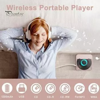 Bluetooth-совместимый музыкальный плеер, цифровой дисплей, стабильное соединение, универсальный портативный плеер, USB AUX, воспроизведение, перезаряжаемый MP3-плеер