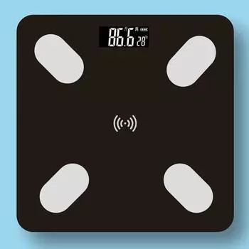 Bluetooth умные напольные весы для ванной комнаты, цифровые весы для измерения жира, автоматический монитор веса тела с приложением, весы для фитнеса и здоровья Battery