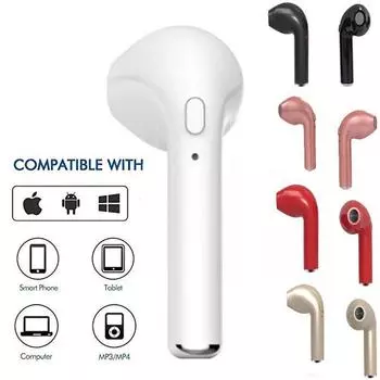 Bluetooth-вкладыши Спортивные наушники Беспроводная гарнитура Наушники громкой связи For Right Ear белый