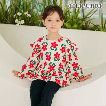 Блуза с оборками Lilypuri Honey, красная Red/130