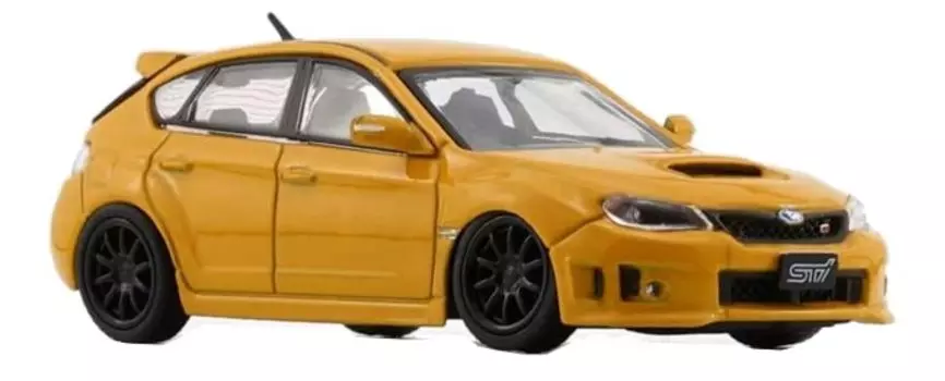 BM CREATIONS Subaru Impreza WRX STI 2009 Желтый LHD Готовый продукт 1/64 жёлтый