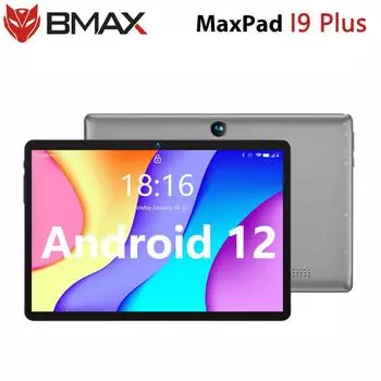 BMAX MaxPad I9 Plus Android 14 GPU G522EE 12(4+8)ГБ ОЗУ 64 ГБ ПЗУ 10,1-дюймовый Rockchip RK3562 Quad Core Type-C порт планшеты ПК