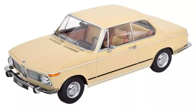 BMW 1602 1-й серии 1971 года в масштабе KK, бежевый, готовый продукт, масштаб 1/18